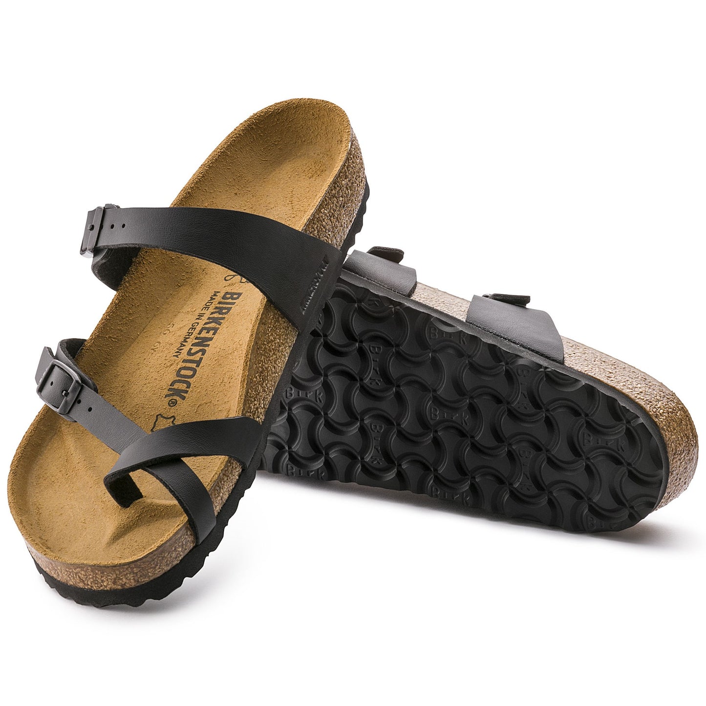Birkenstock Mayari Birko-Flor Sandals Black Narrow Fit