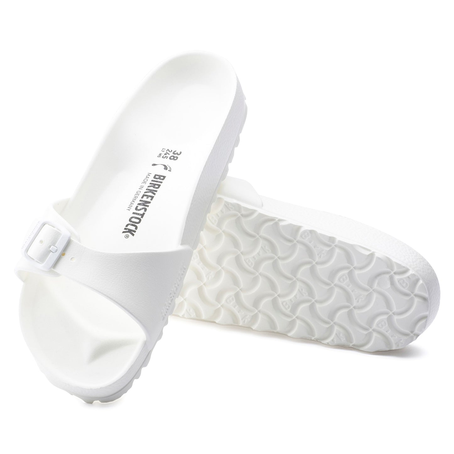 Birkenstock Madrid EVA Sandals White Narrow Fit