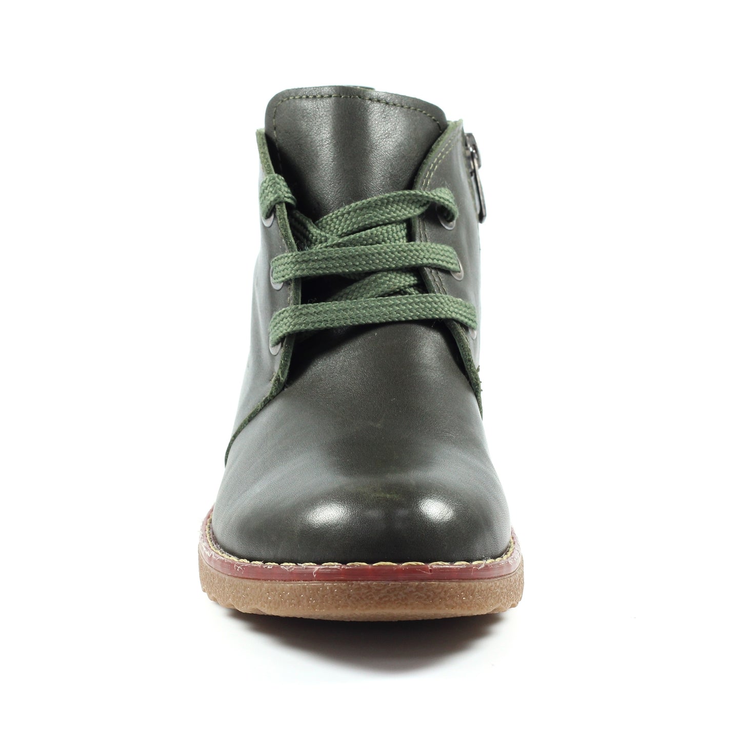 Womens Lunar Leather Ankle Boots Green