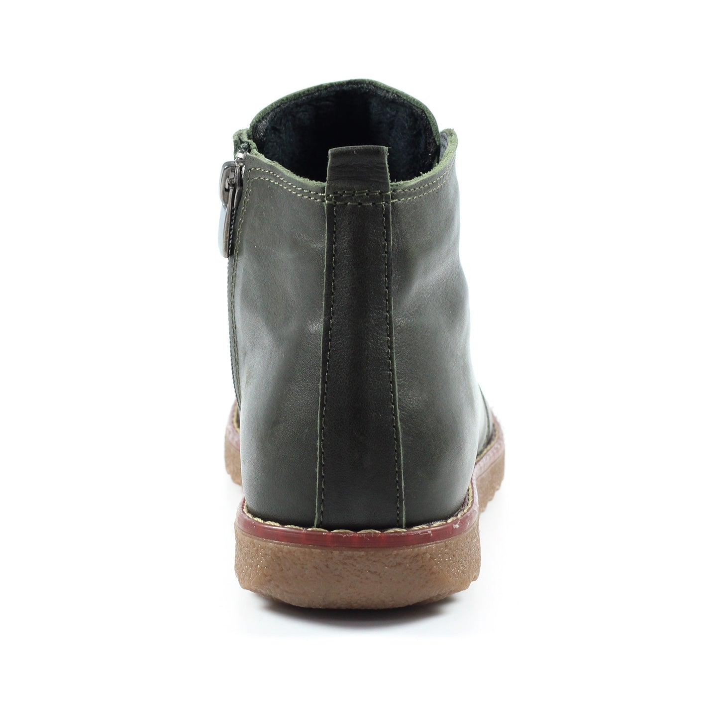Womens Lunar Leather Ankle Boots Green