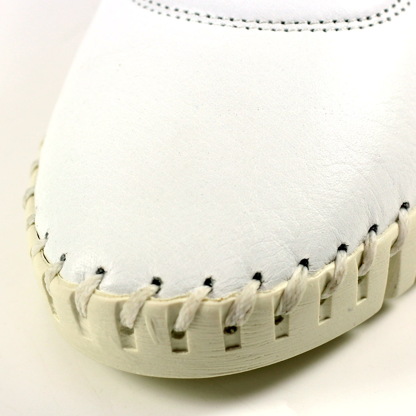 Womens Lunar Flamborough White Leather Shoes White