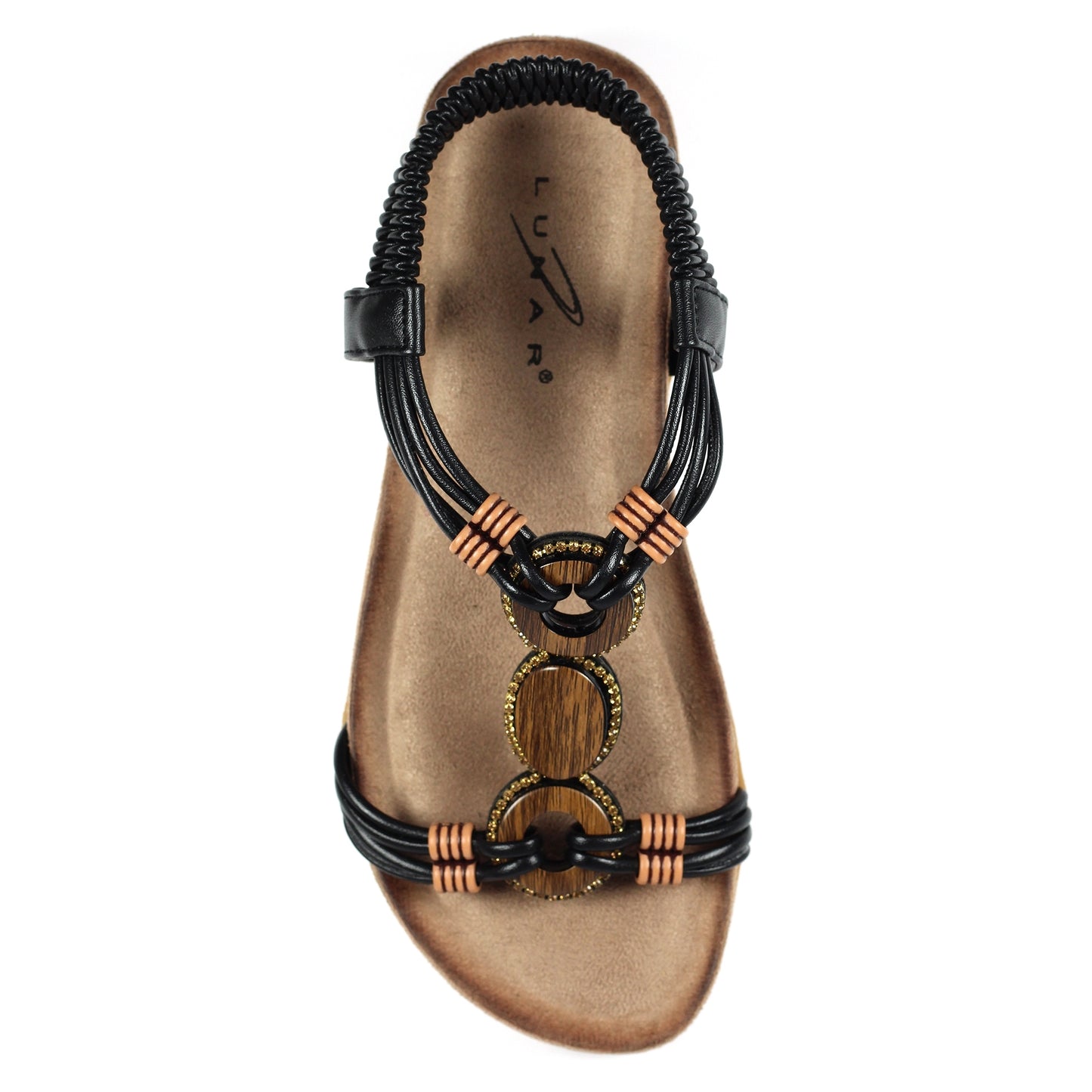 Womens Lunar Adele Sandals Black
