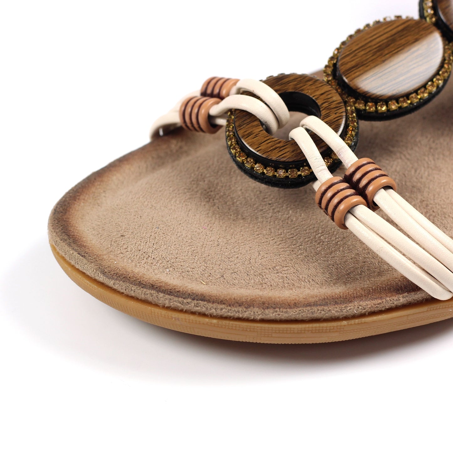 Womens Lunar Adele Sandals White