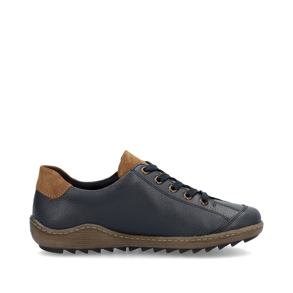 Womens Remonte Zip Shoes Blue