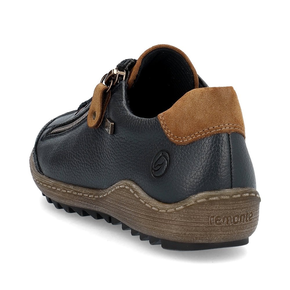 Womens Remonte Zip Shoes Blue