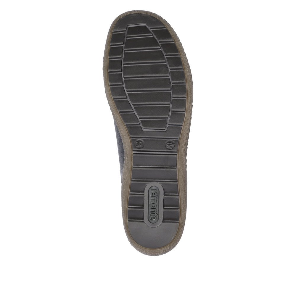 Womens Remonte Zip Shoes Blue