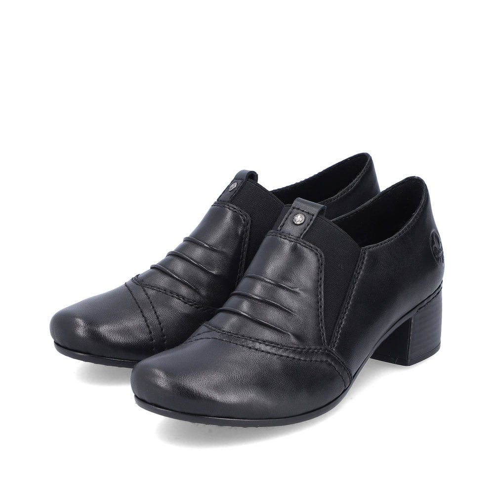 Womens Rieker Elasticated Ankle Boots Black