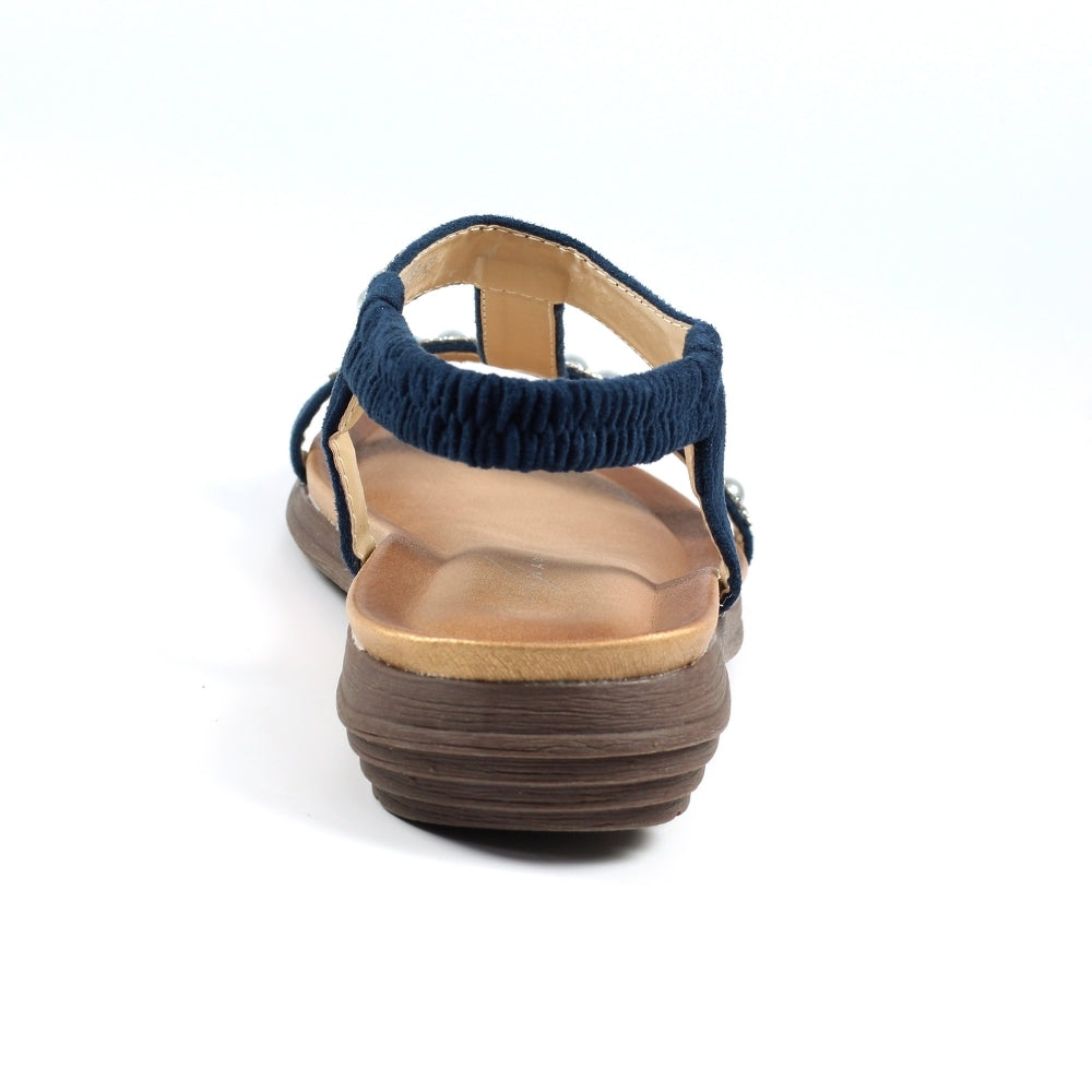 Womens Lunar Tancy Pearl Sandals Blue