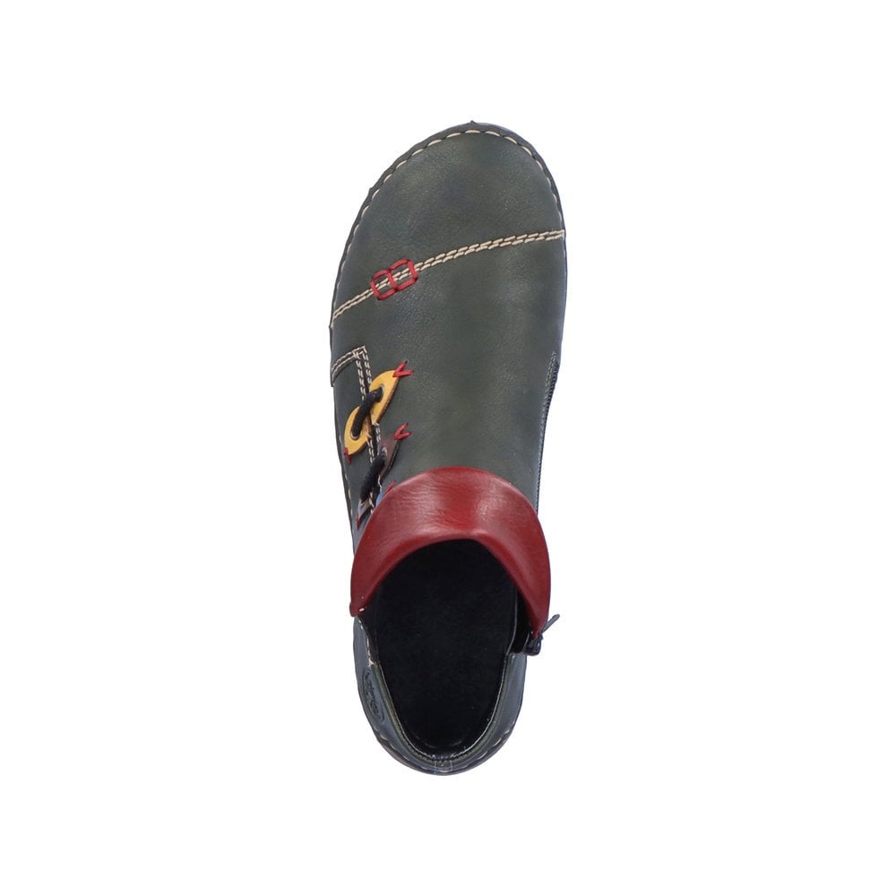 Womens Rieker Ankle Boots Green