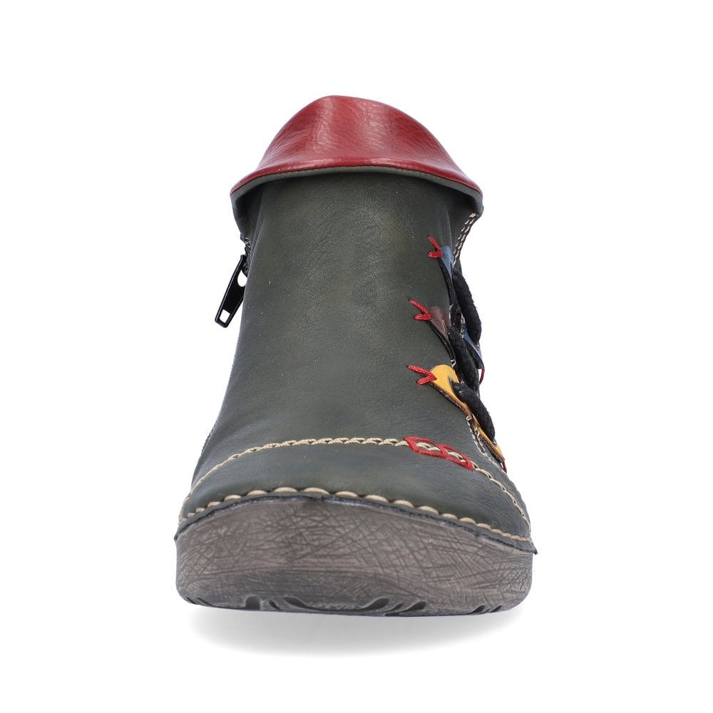 Womens Rieker Ankle Boots Green