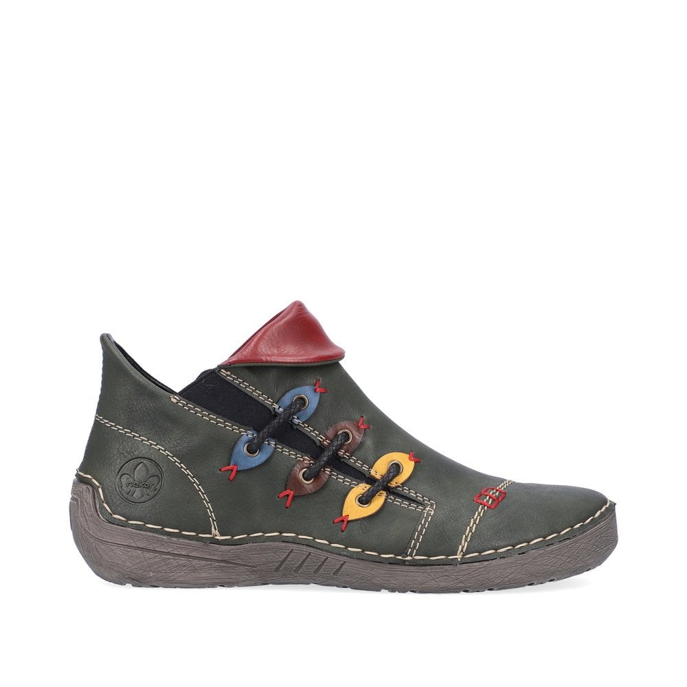 Womens Rieker Ankle Boots Green