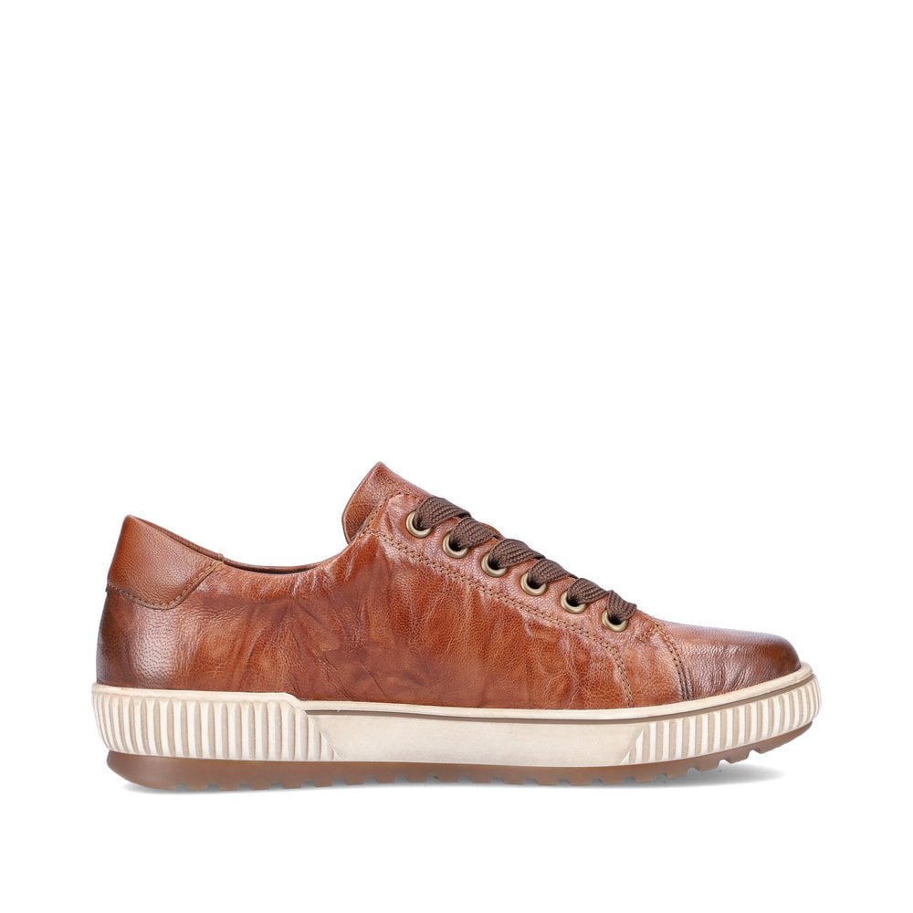 Womens Remonte Zip Shoes Brown