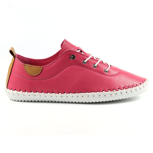 Womens Lunar St-Ives Shoes Raspberry