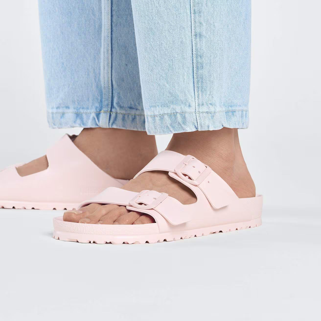 Birkenstock Arizona EVA Sandals Light Rose Narrow Fit