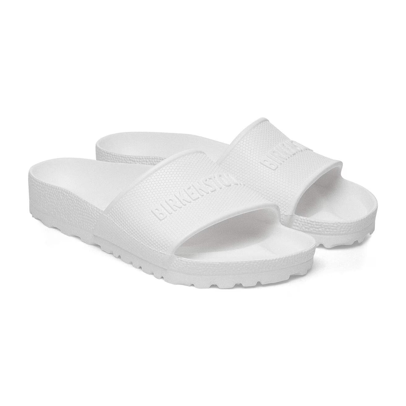 Birkenstock Barbados EVA Slide On Sandals White Regular Fit