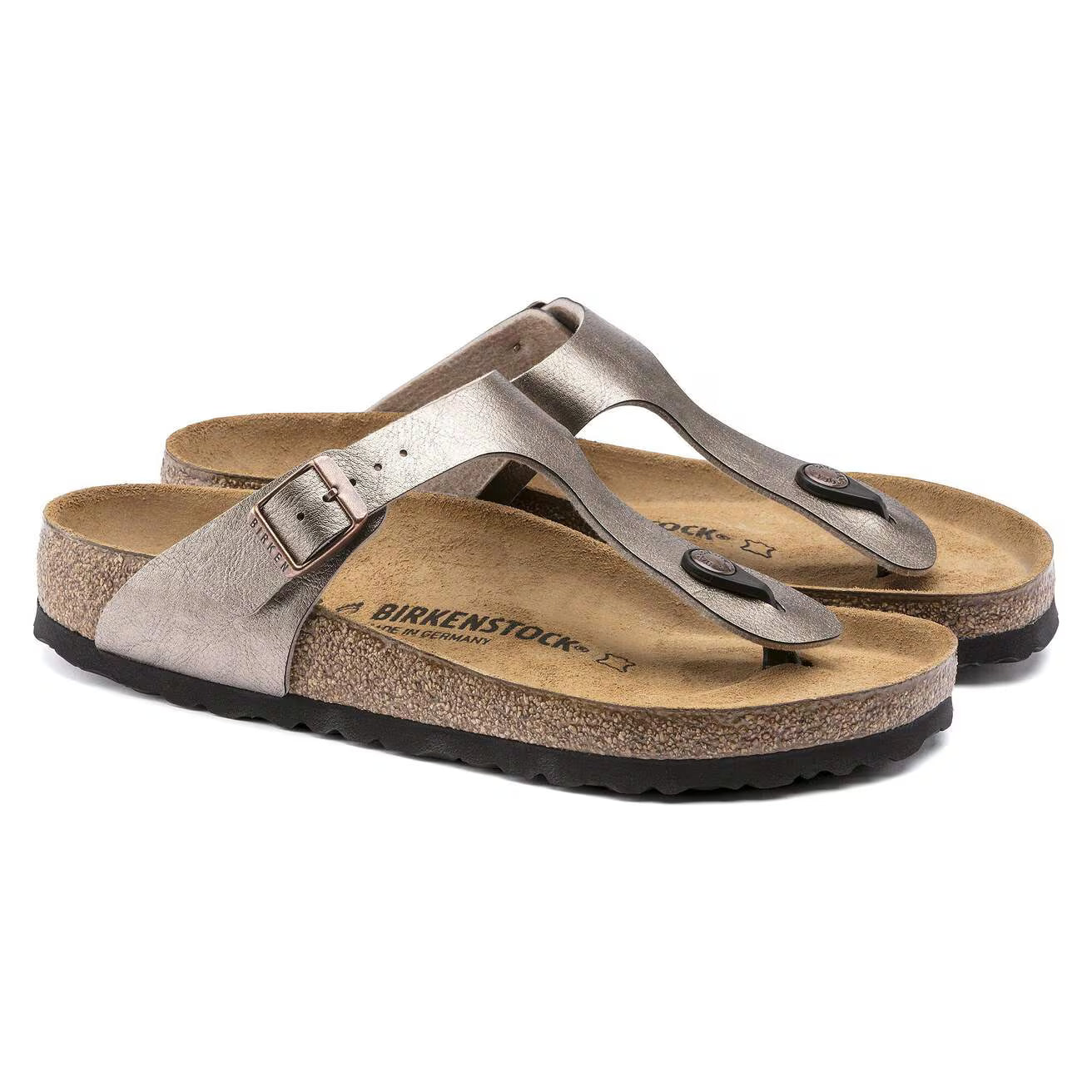 Birkenstock Gizeh Sandals Taupe Narrow Fit
