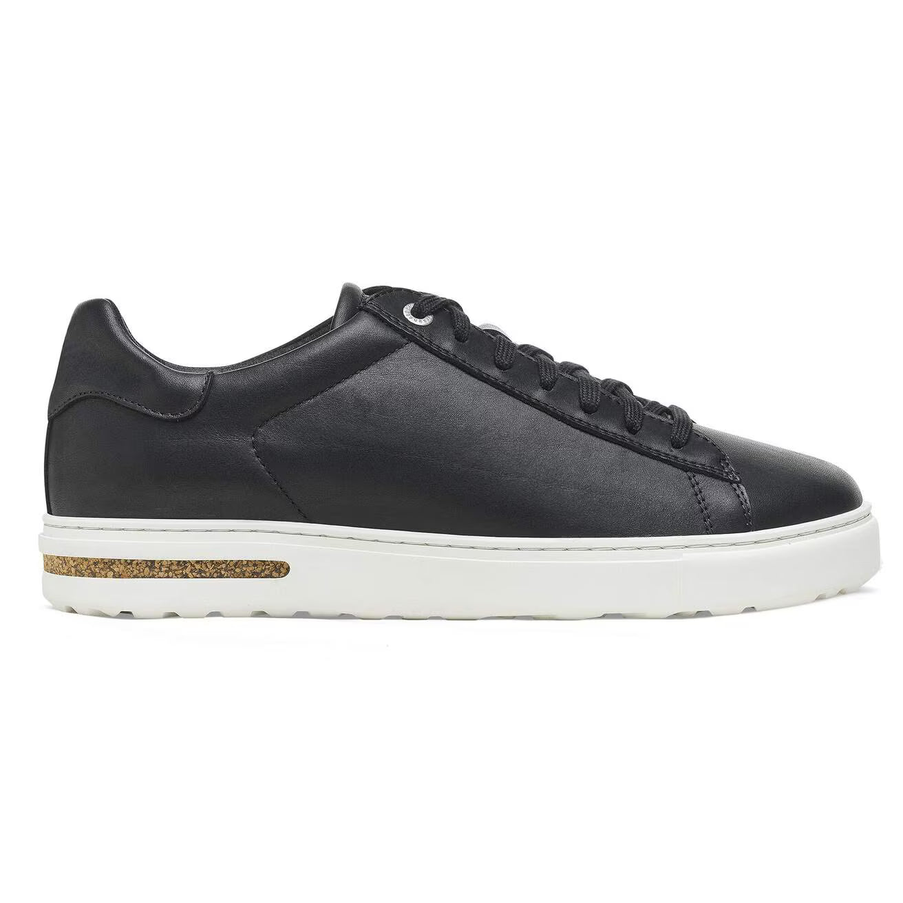 Birkenstock Bend Low Natural Leather Trainer Style Black Regular Fit