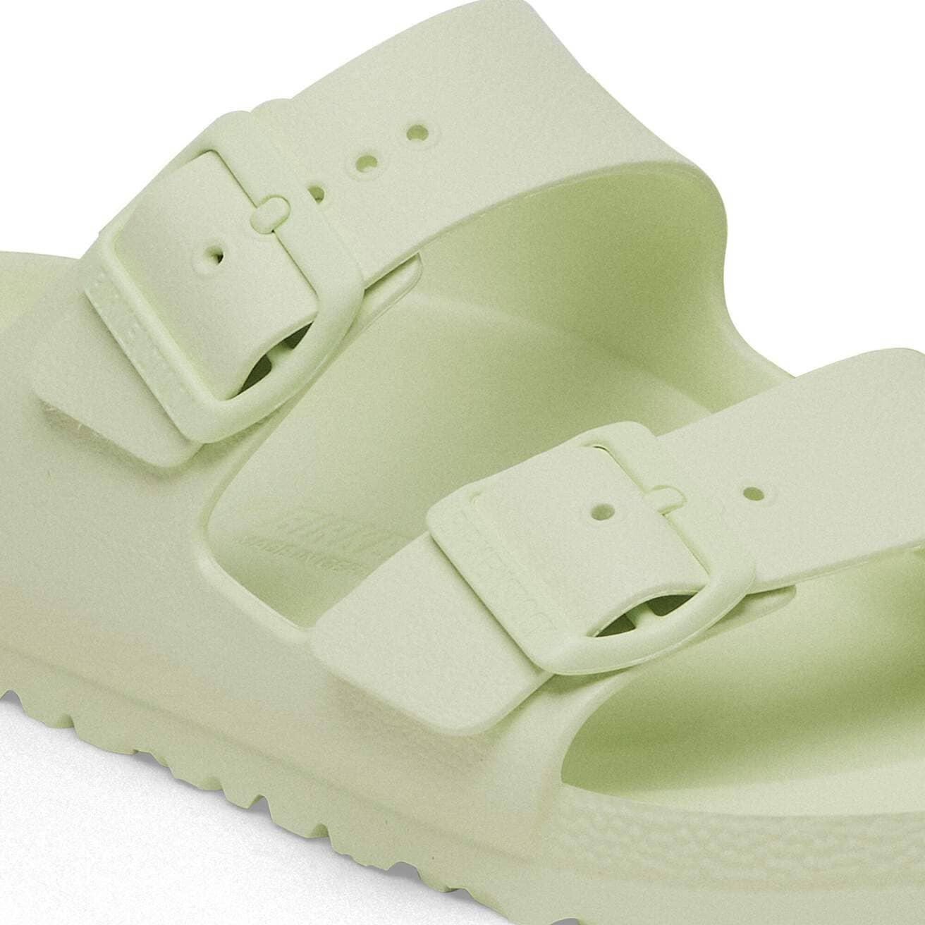 Birkenstock Arizona EVA Sandals Faded Lime Green Narrow Fit
