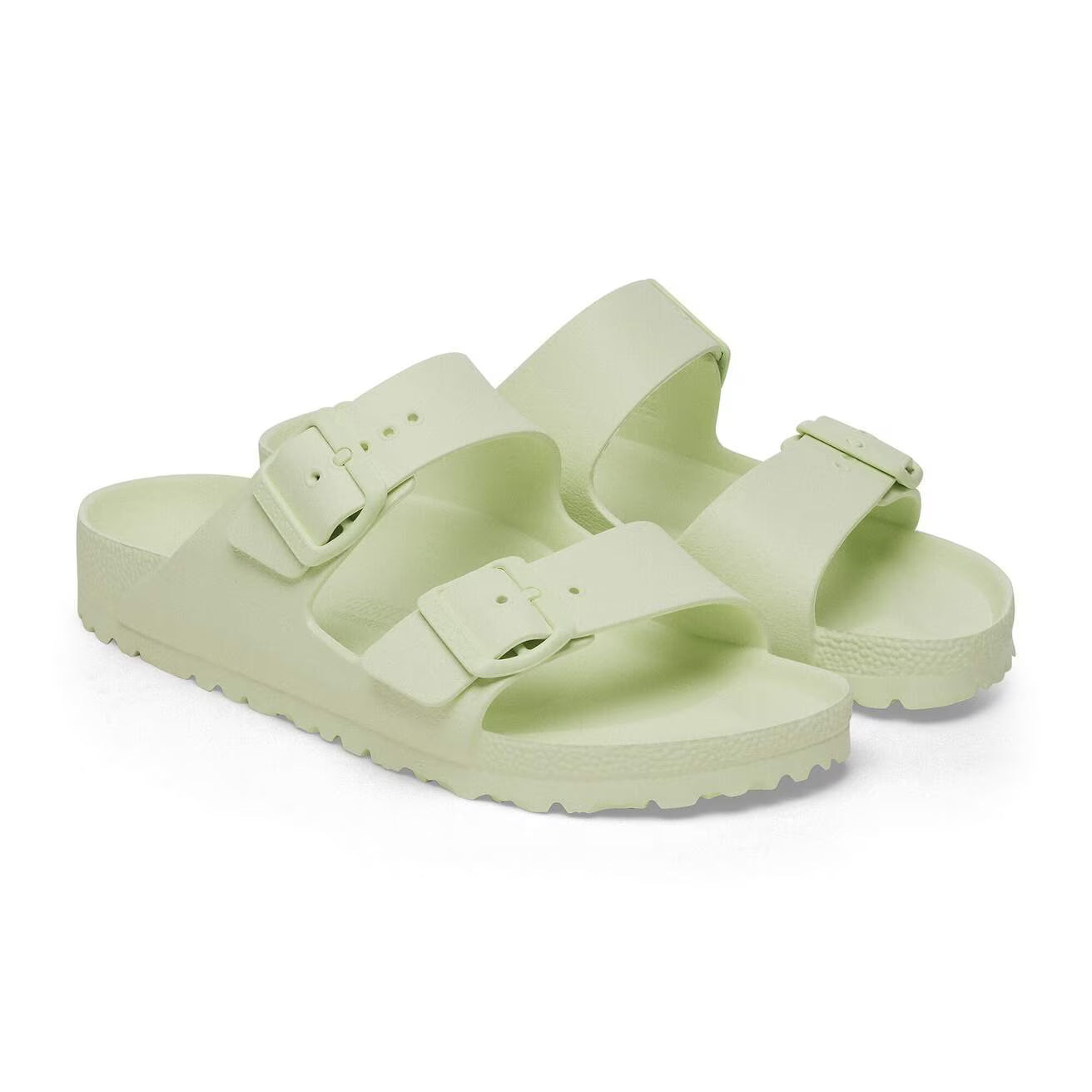 Birkenstock Arizona EVA Sandals Faded Lime Green Narrow Fit