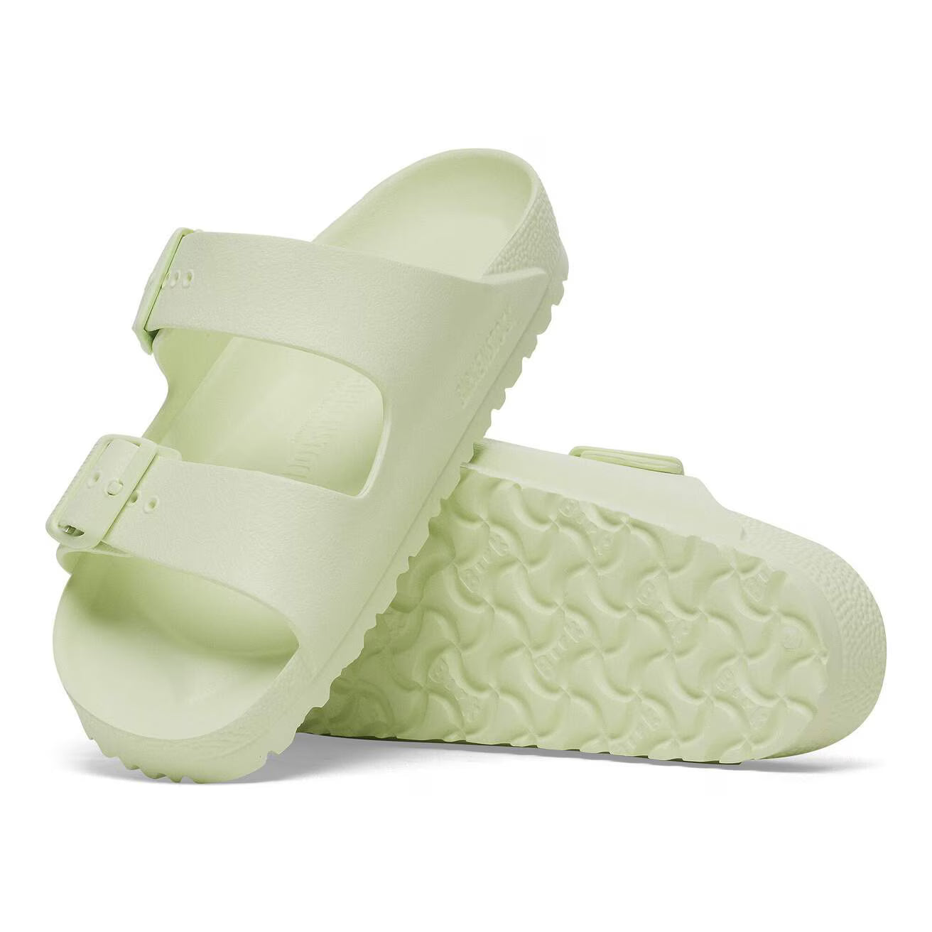 Birkenstock Arizona EVA Sandals Faded Lime Green Narrow Fit