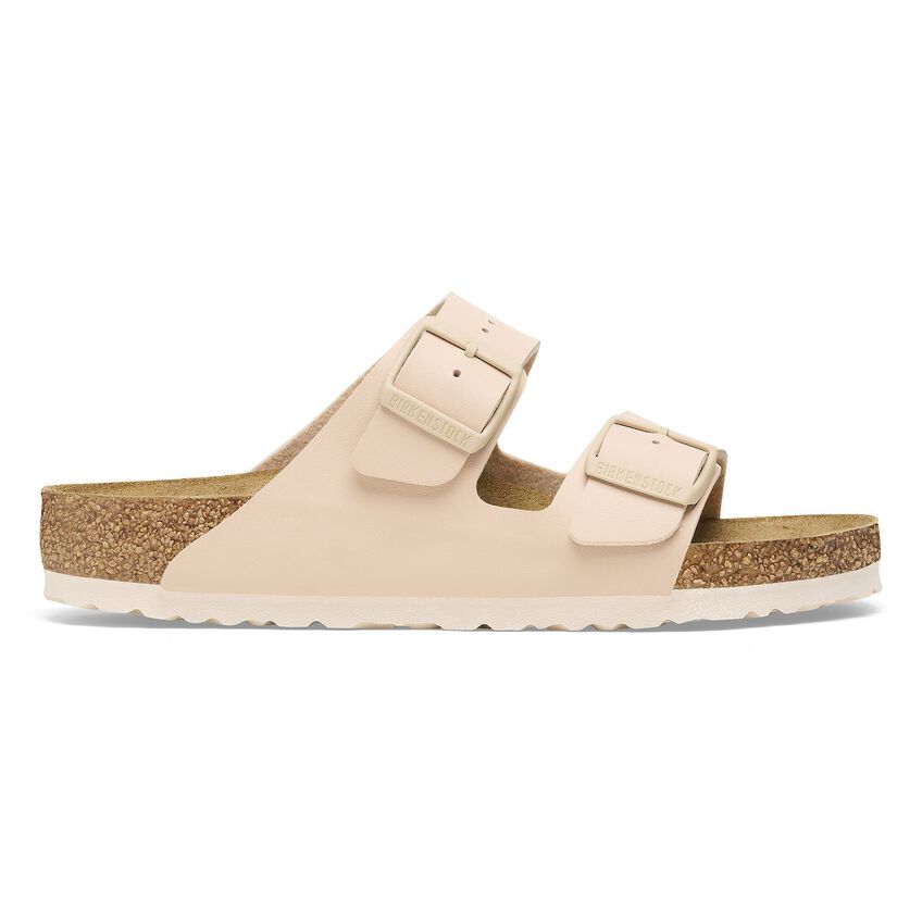 Birkenstock Arizona Two-Strap Birko-Flor Sandals New Beige Regular Fit