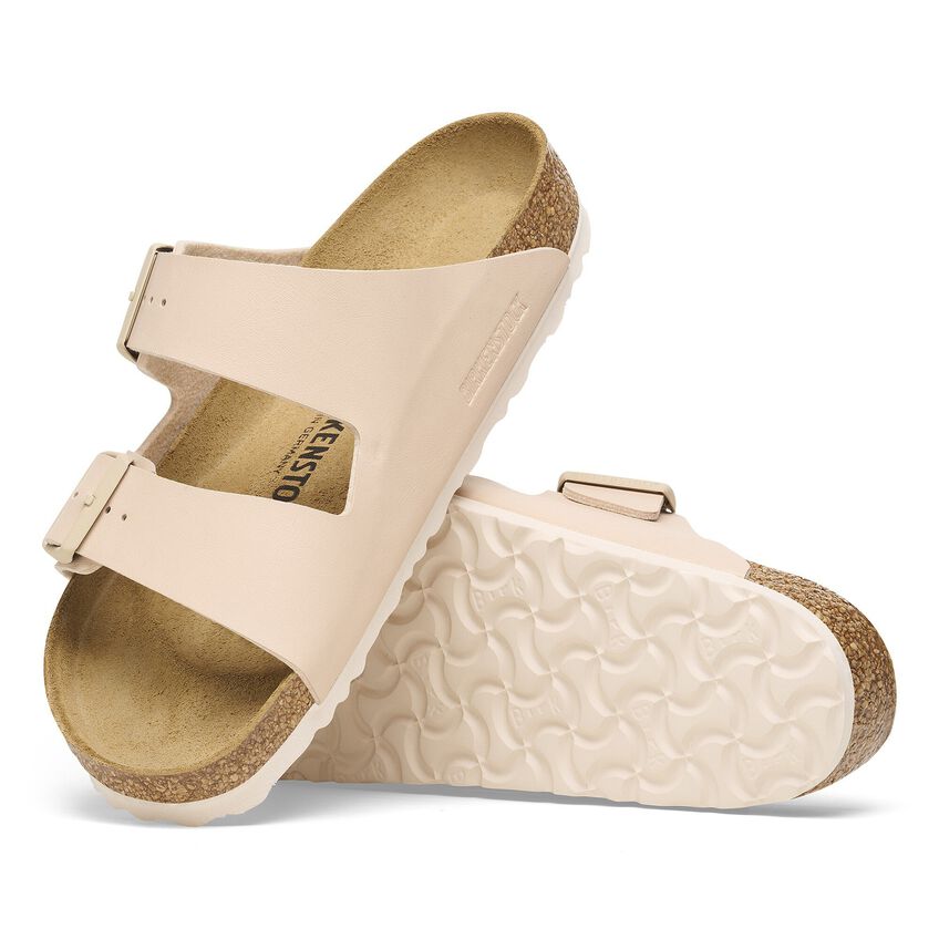 Birkenstock Arizona Two-Strap Birko-Flor Sandals New Beige Regular Fit