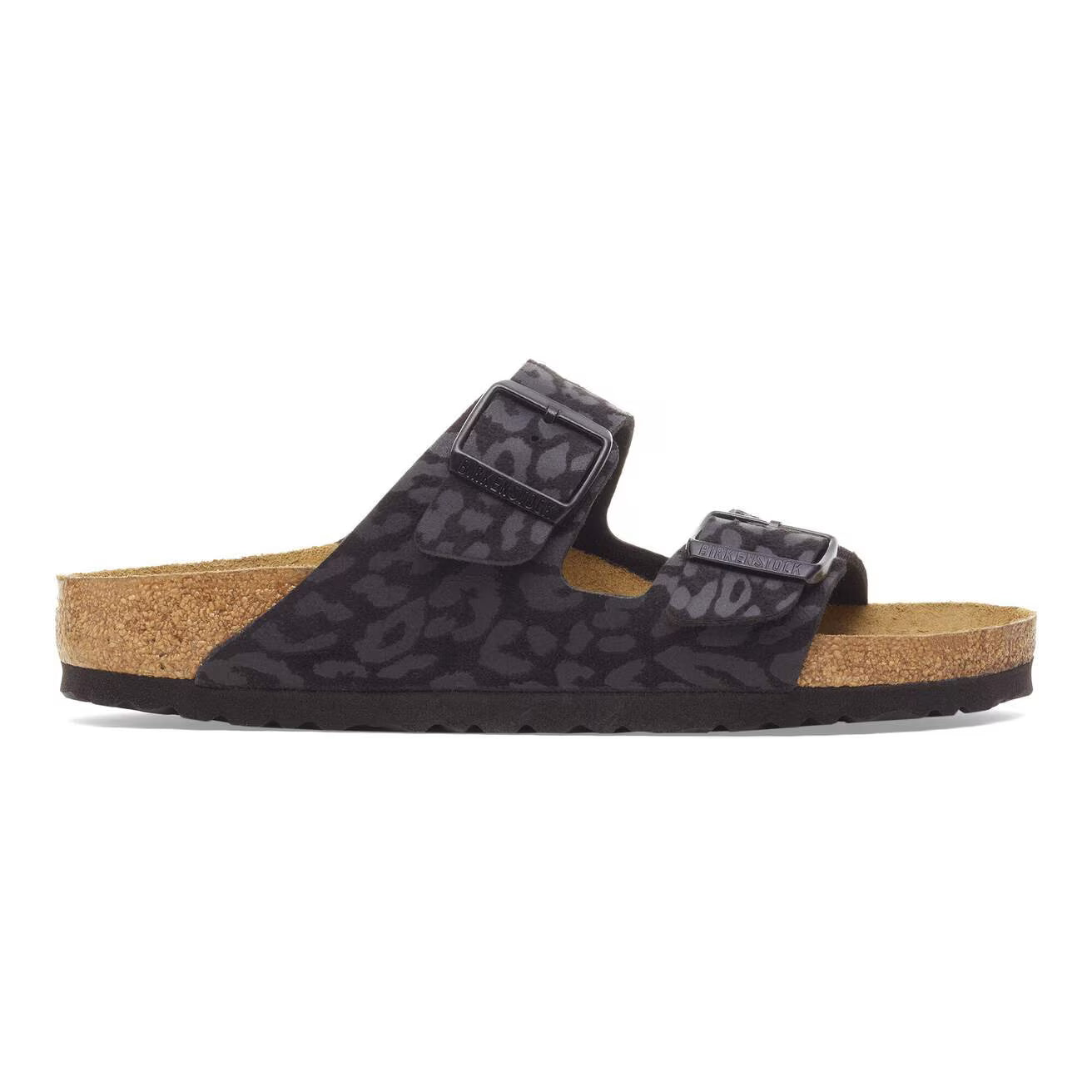 Birkenstock Arizona Synthetics Women Sandals Leo Black Regular Fit