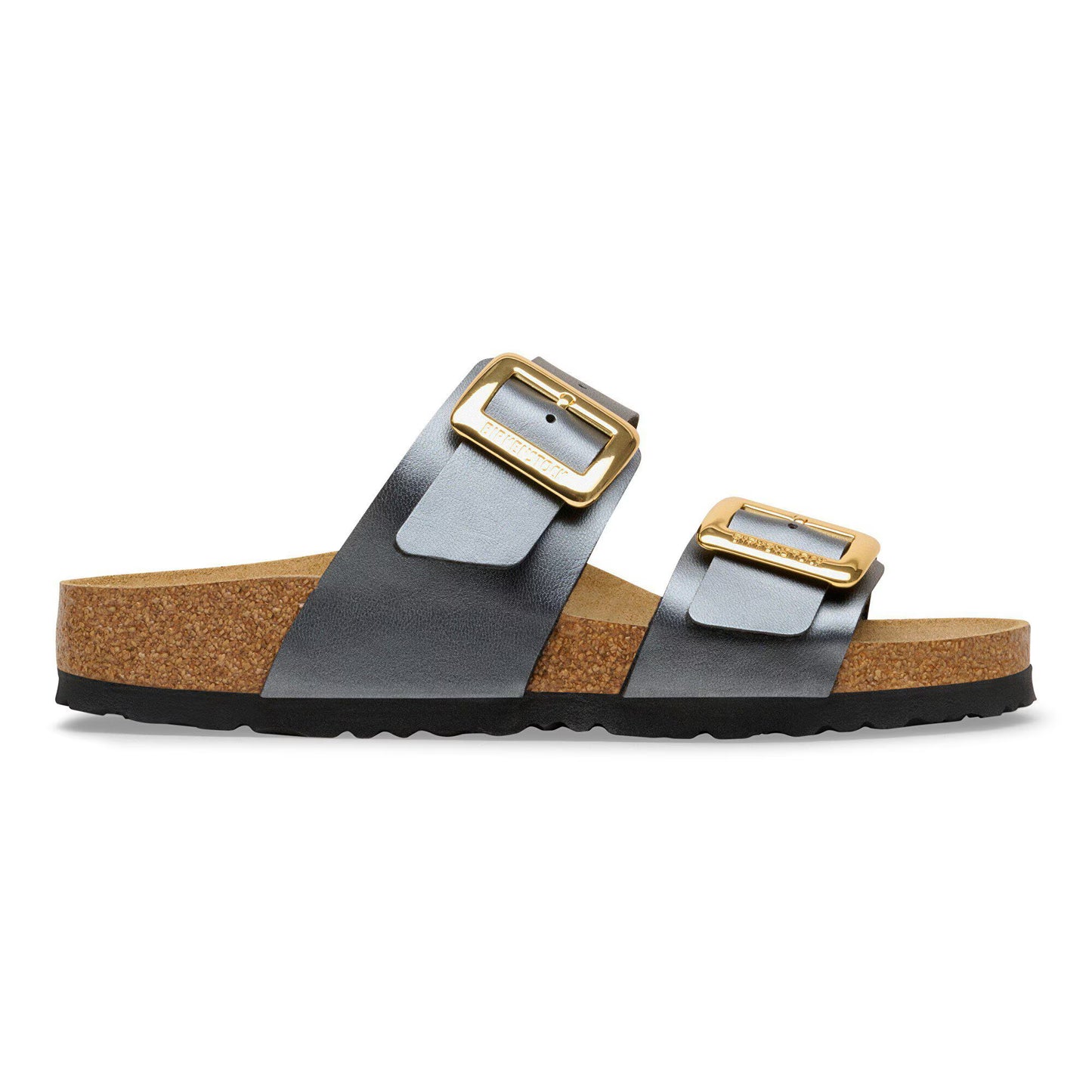 Birkenstock Sydney Cushion Buckle Sandals Black Narrow Fit