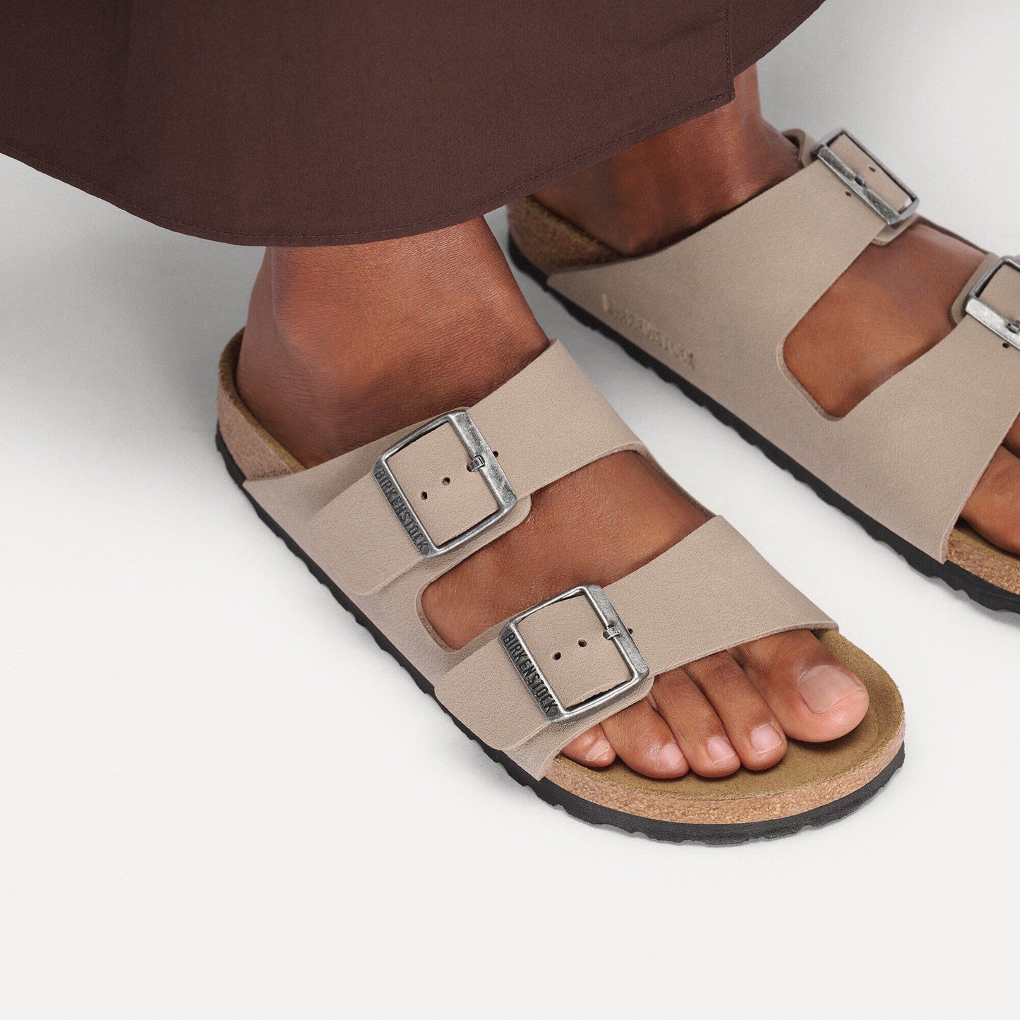 Birkenstock Arizona Sandals Grey Taupe Regular Fit