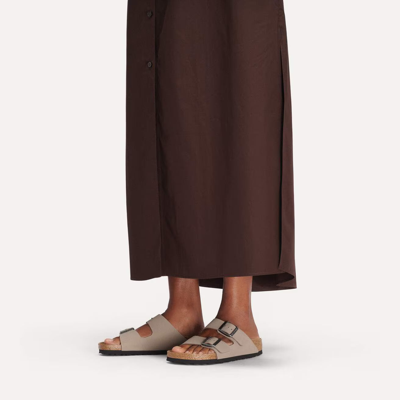 Birkenstock Arizona Sandals Grey Taupe Regular Fit