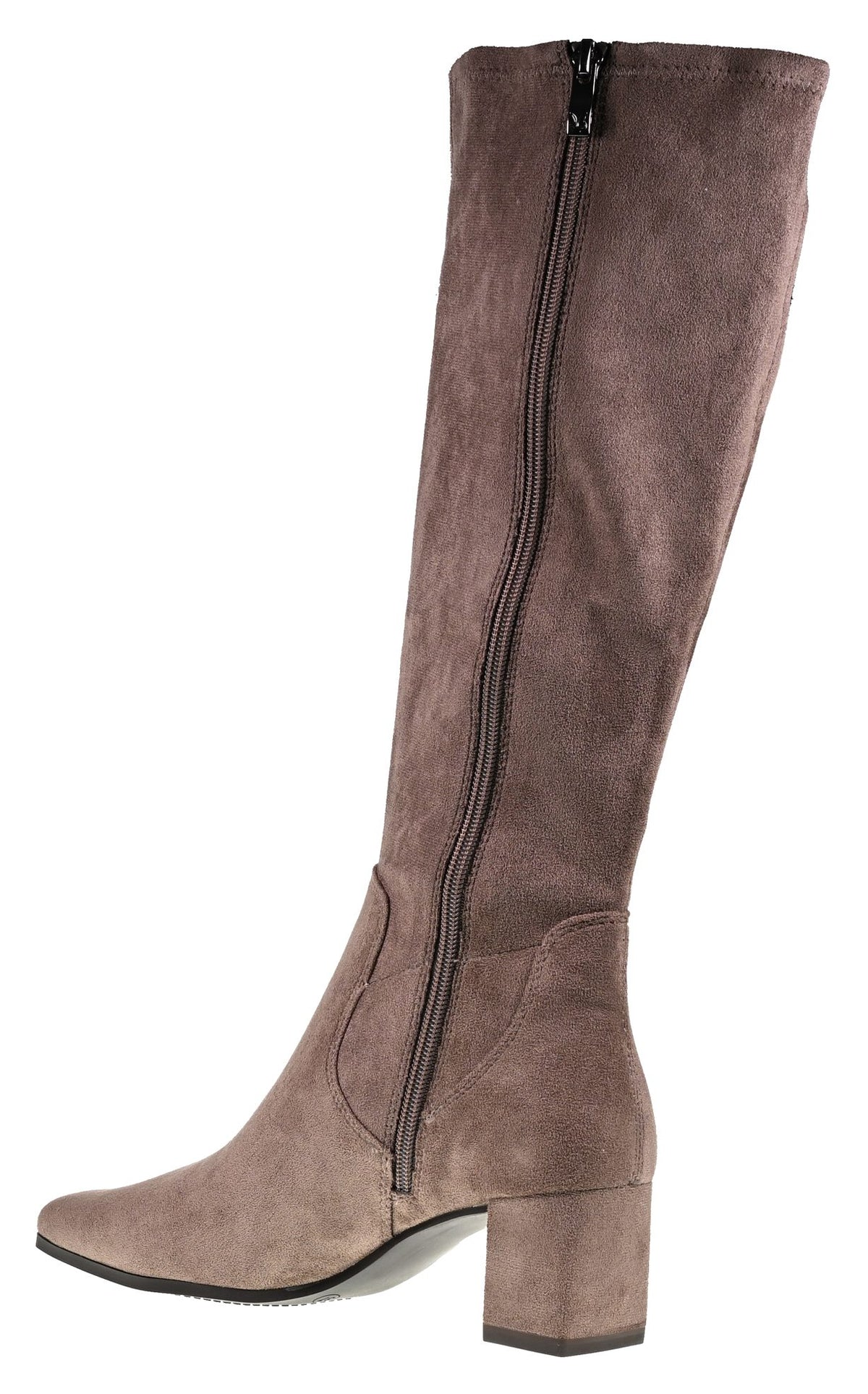 Womens Caprice Cafe Stretch Boots Brown