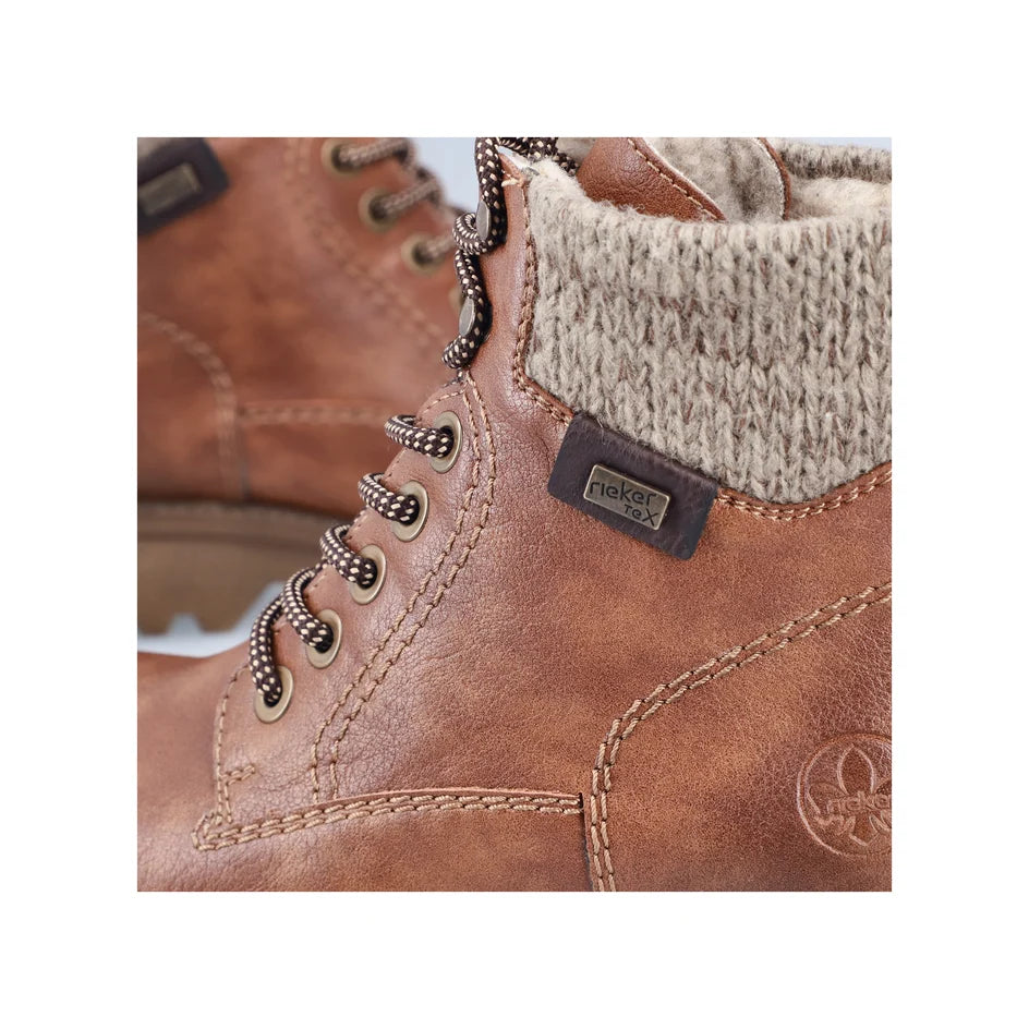 Womens Rieker 73220-24 Boots Brown
