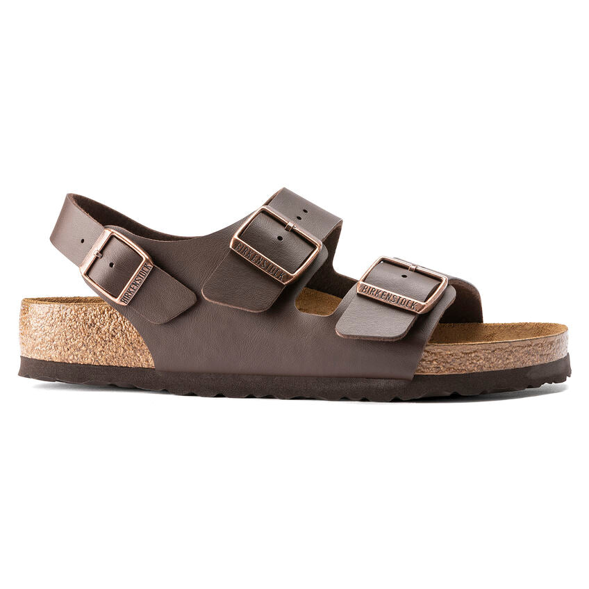 Birkenstock Milano Birko-Flor Sandals Dark Brown Regular Fit