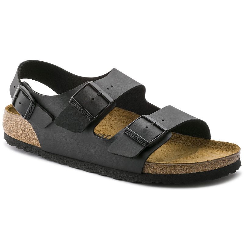 Birkenstock Milano Birko-Flor Sandals Black Regular Fit