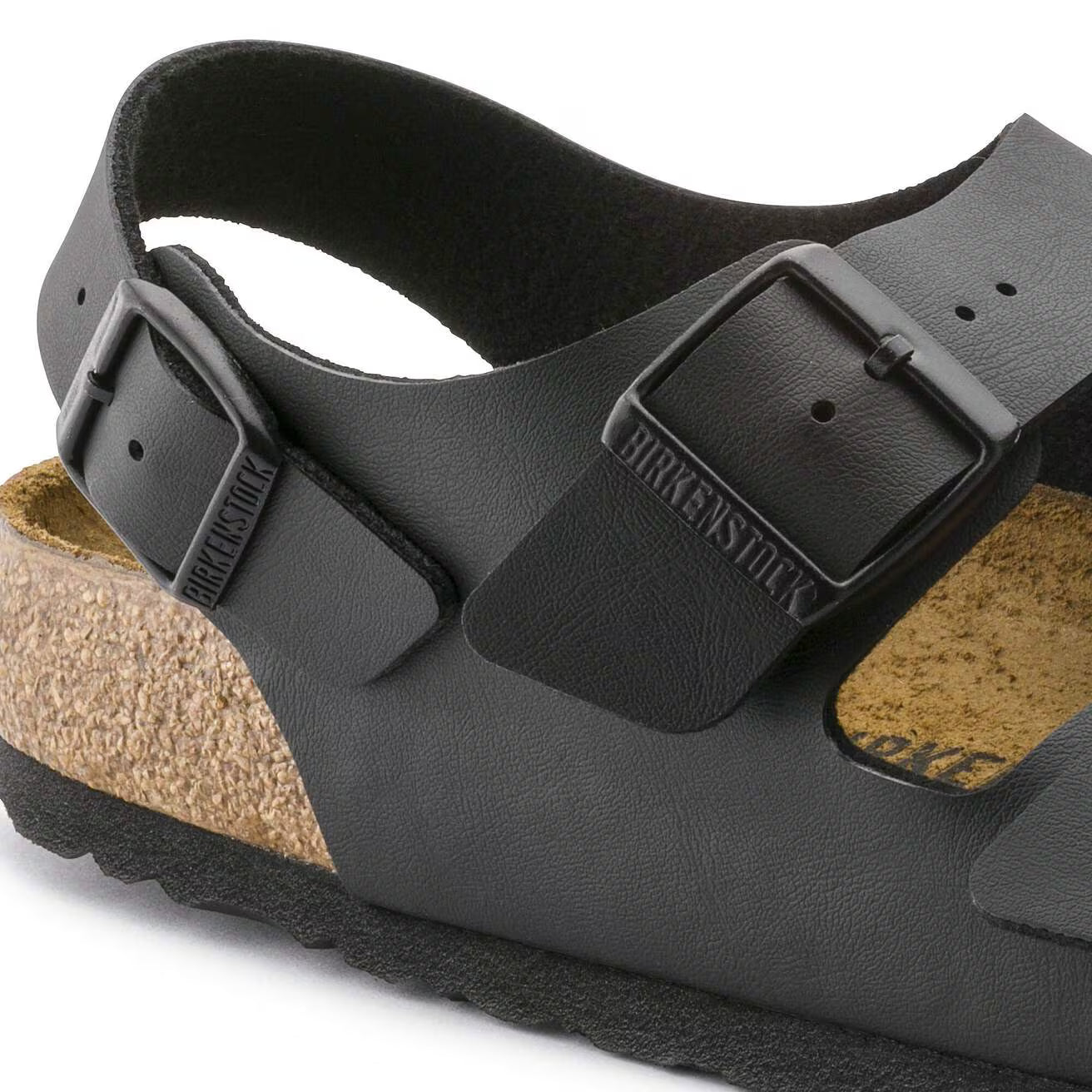 Birkenstock Milano Birko-Flor Sandals Black Regular Fit