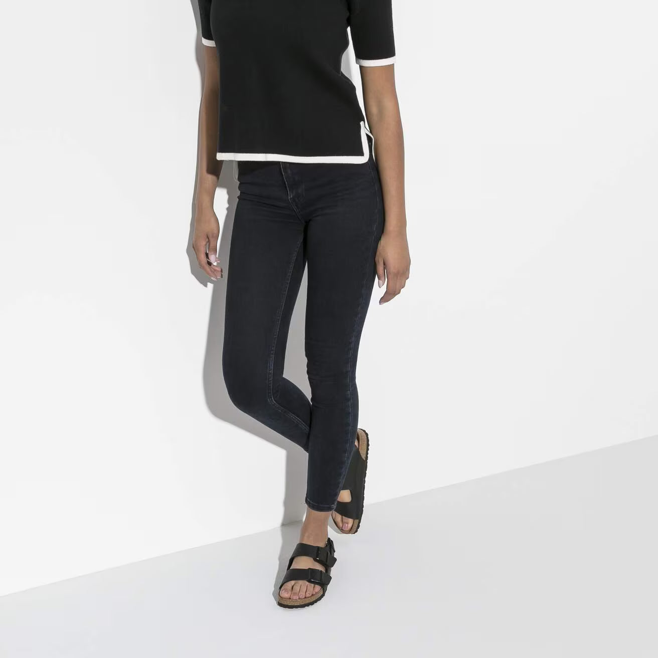 Birkenstock Milano Birko-Flor Sandals Black Regular Fit