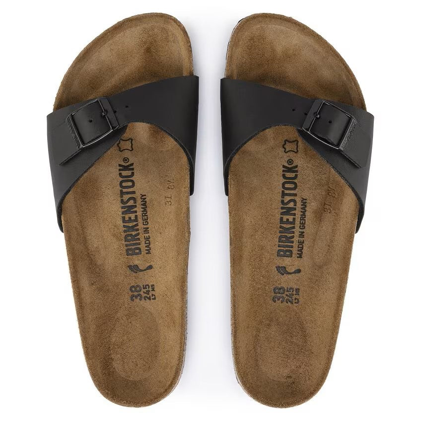 Birkenstock Madrid Birko-Flor Black Regular Fit