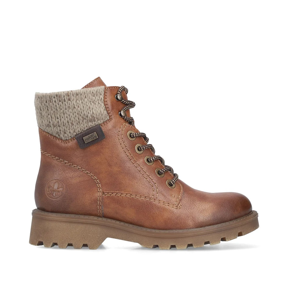 Womens Rieker 73220-24 Boots Brown