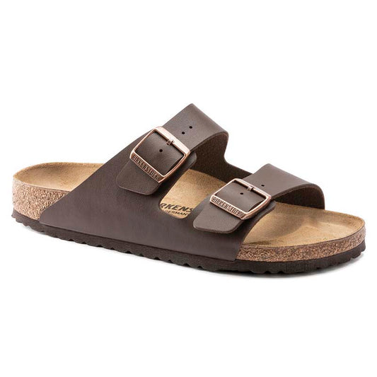 Birkenstock Arizona Two-Strap Birko-Flor Sandals Regular Fit Dark Brown