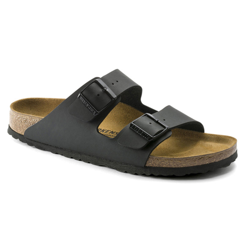 Birkenstock Arizona Two-Strap Birko-Flor Sandals Black Regular Fit