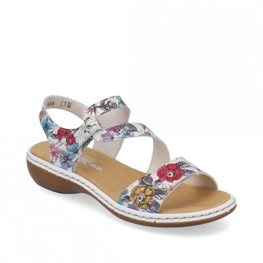 Womens Rieker Leather Sandals Multi