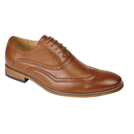 Boys Goor Brogue Shoes Tan