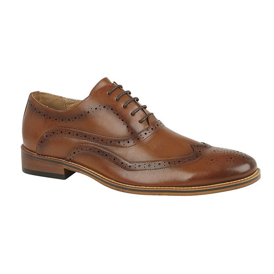 Boys Goor Oxford Brogue Shoe Tan