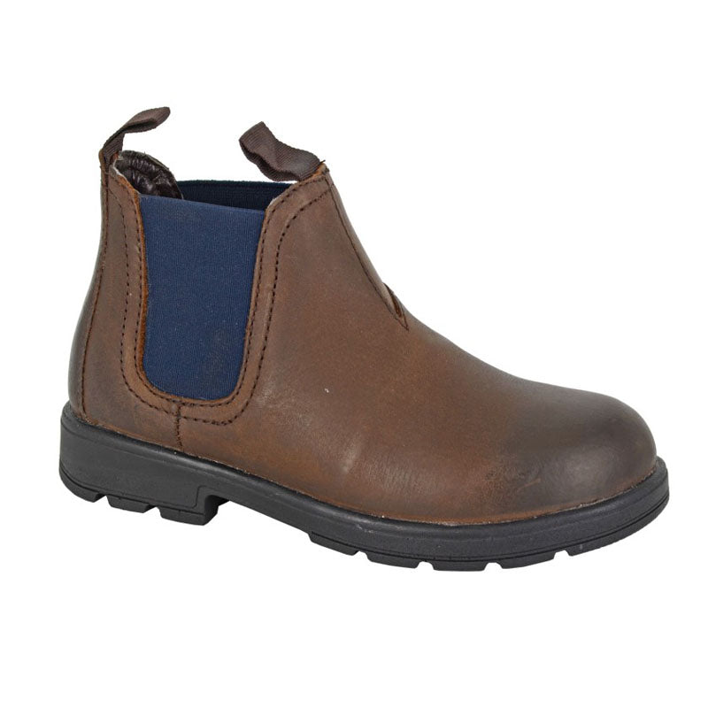 Boys Roamers Twin Gusset Ankle Boot Brown