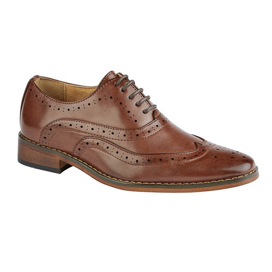 Boys Goor Brogue Oxford Shoe Brown