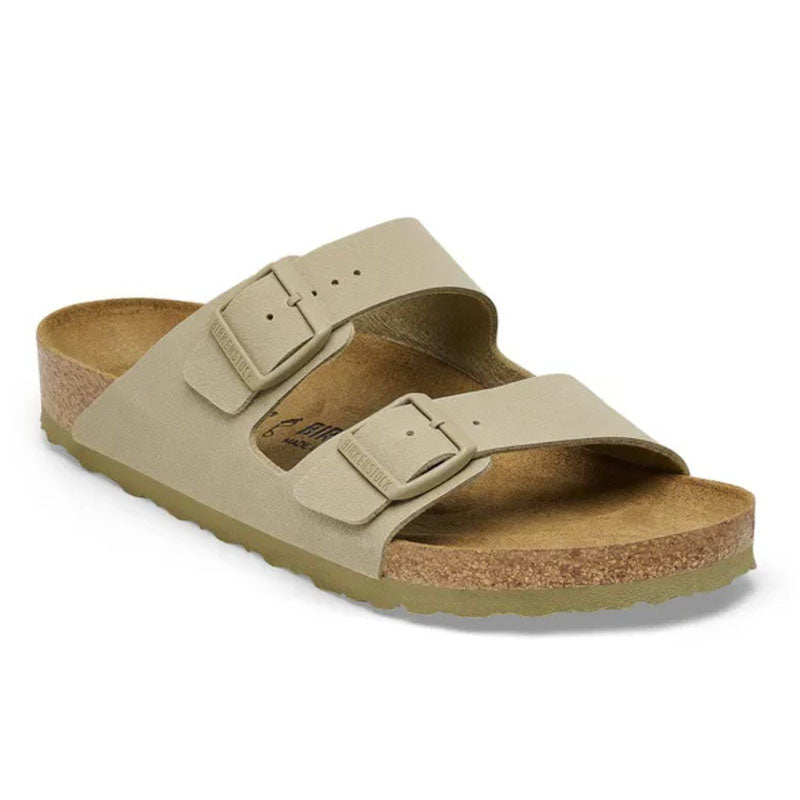 Birkenstock Arizona Birko-Flor Sandals Faded Khaki Regular Fit