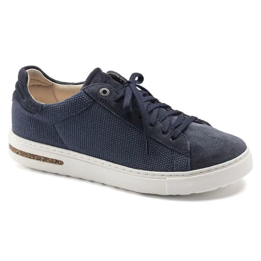 Birkenstock Bend Low Canvas Suede Trainer Style Midnight Blue Narrow Fit