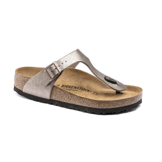 Birkenstock Gizeh Birko-Flor Sandals Graceful Taupe Regular Fit brookfield comfort