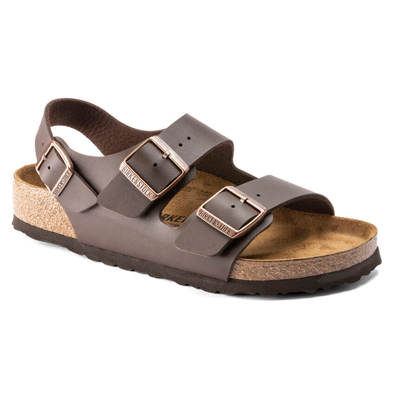 Birkenstock MILANO Birko-Flor Sandals Brown Narrow Fit