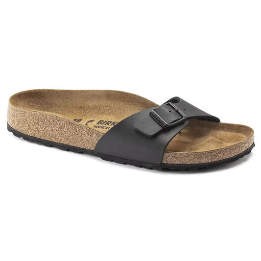 Birkenstock Madrid Birko-Flor Black Narrow Fit